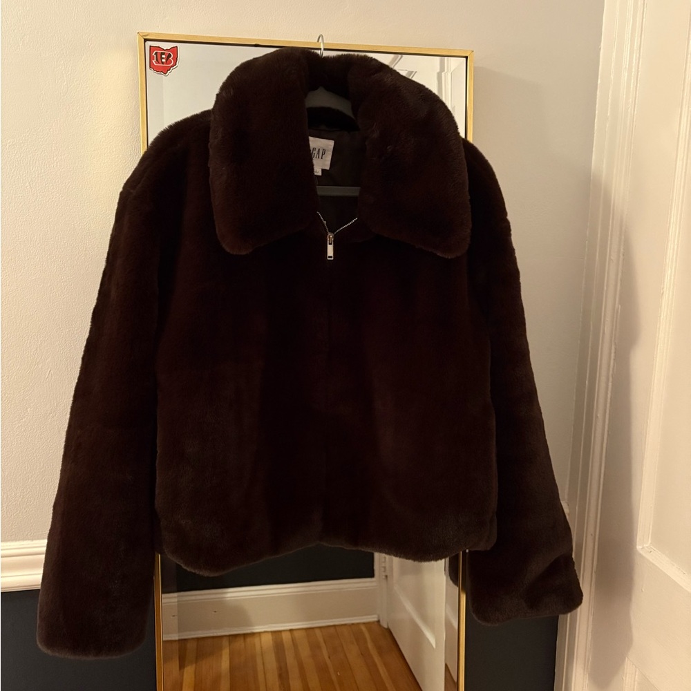 Gap faux fur jacket